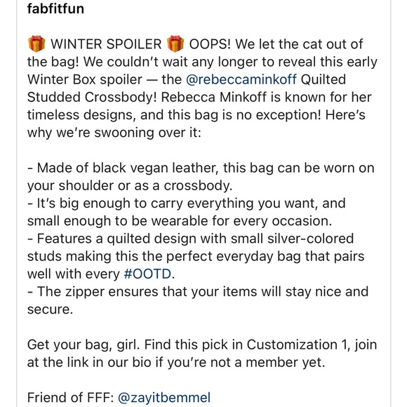 Rebecca Minkoff quilted studded vegan leather crossbody shoulder bag Brand New - Picture 5 of 10